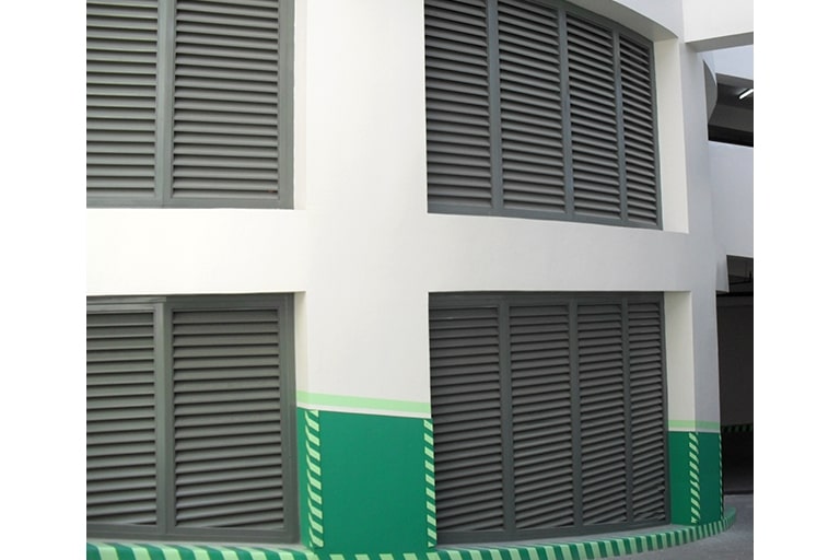 Steel Louver Window 